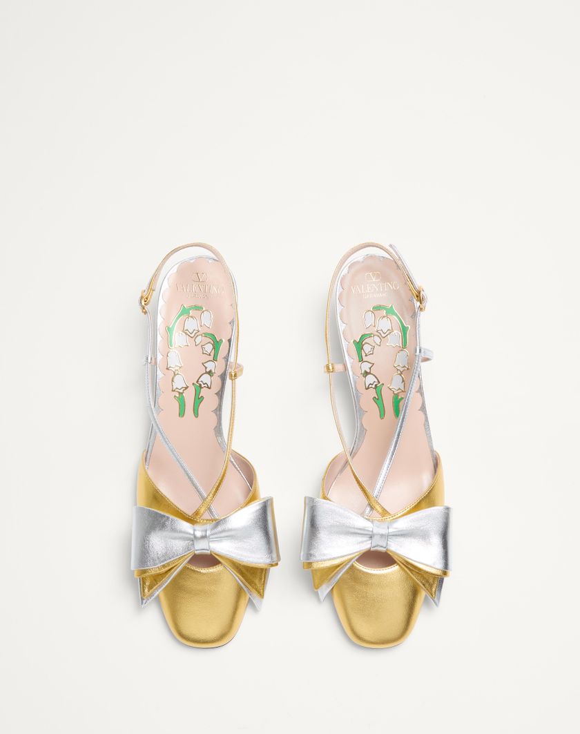 BOWOW SLINGBACK PUMPS IN LAMINATED NAPPA 45MM - Image 5